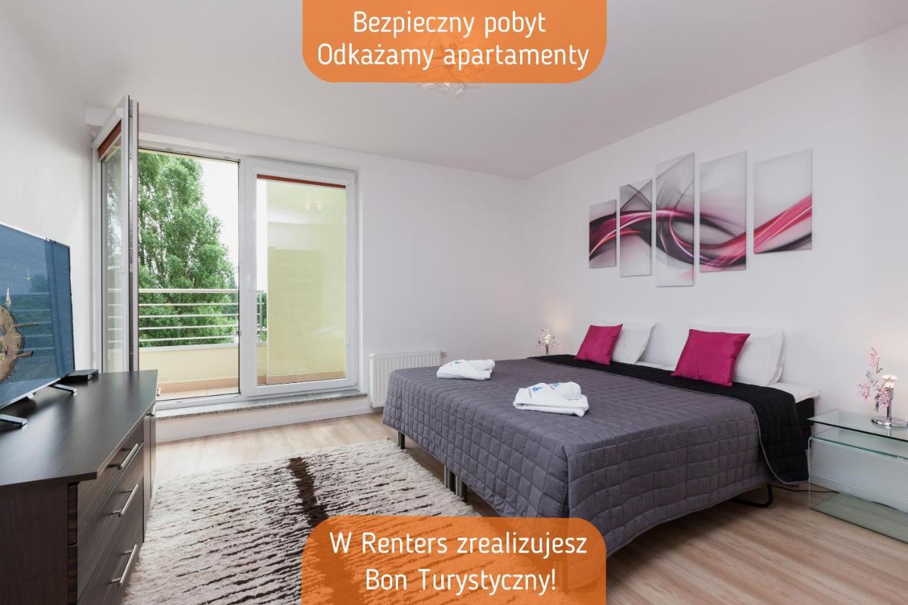 Riverside Apartment With Balcony By Noclegi Renters Swinoujscie Ngoại thất bức ảnh